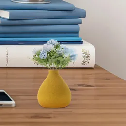 Вазы керамическая ваза на рабочем столе высушенные цветочные коття