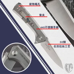 Errore dello strumento ZT0808 zero ad alta durezza d2 coltello pieghevole esterno 4e9532