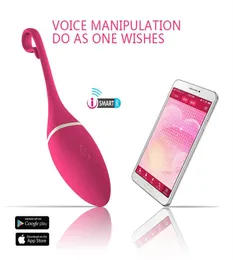 Ny vibratormassager vibrerande äggmagi gspot vibrator klitoris stimulering trådlös app kontroll smart telefon ägg för kvinnor9436729