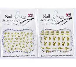 30pcslot 3d adesivos decalques adesivos de arte de unhas douradas design de unhas folhas de beleza adesivos para acessórios de unhas7335498