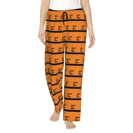 Apresenta de sono feminino Custom pronta para administrar o enduro Cross Motocross Bicheen Bike Pajama Pants for Women Sleep Dreating Bottoms com bolsos