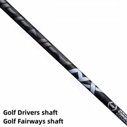 Гольф -клубы вал NX Black Golf Drivers Shaft Rsrsx Flex Graphite Wans Wans 240516