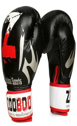 1 Пара MMA MUAY THAI BOXING GLOVES SANDA KUNGFU WUSHU FIGHATER TRASING SAND BACK Professional Boxing Gloves Sport Safety5870567