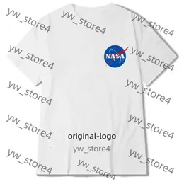 Космическая футболка НАСА мужчина мода лето хлопковое хип-хоп Tees Brand Clothing Women Tops Tops NASA Рубашка AD53