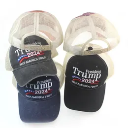 Cap 2024 Baseball Keep America First Hut 18 Styles Outdoor Sports Sticked Trump Hats S JJ 5.20