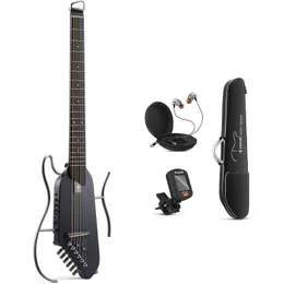 Guitar Donner Hush X Portable Headless Silent Intelligent Electric Guitar Hush I Silent Mini Travel Guitar Tyst Practice Pris Non Tax WX