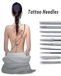 100pcs jednorazowe sterylne igły tatuażu asortyzowane rozmiary mieszane wykonane przez 316 stali nierdzewnej do tatuażu Zestawy do pistoletu Grip Tattoo Supplies1398940