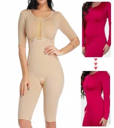 Women039s Shapers ARM MULHERES MULHERES COMPLETAS COMPLETAS Treinador de cintura Slimming Bodysuits