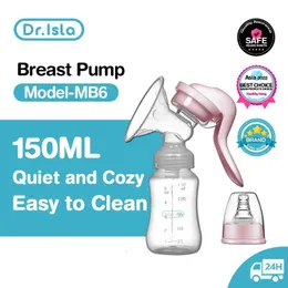 BreastPumps Dr. Isla MB6 Bröstpump Baby Pacifier Manual Sucking Milk Pump Feed Breast Pump Bottle Sucking Postpartum Products WX