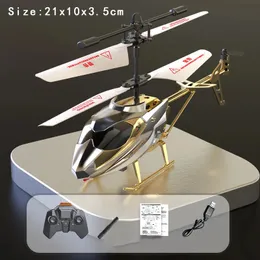 RC Helicopters Boys Toys for Kids Electric Airplanes Modelo Children Aircraft Controle remoto Quadcopter 6 8 9 10 Presente de 12 anos 240520