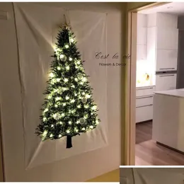 Decorazioni natalizie albero appeso ornamenti decorazioni murate decorazioni pino tende ara ad arazzo natale natalizi per la consegna di gocce di noel a casa f dhsbg