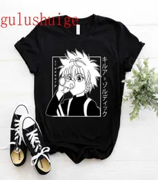 Kawaii Hunter x Hunter T Shirt Männer lustige Tops Hisoka Morow Grafik Tees Harajuku Unisex Anime Killua Zoldyck T -Shirt Männlich T -Shirt x3480770