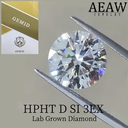 أحجار الأحجار الكريمة فضفاضة D Color SI1-SI2 3EX Clarity Diamond Gemid Gemid CURTIDE CUT HPHT 1CT-1.5CT