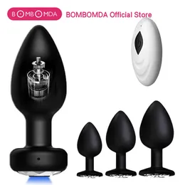 Vibratore anale per uomo Wireless Remote Control Silicone Butt Plug Gay Sex Toy Woman Products Products Prostate Massager 240507