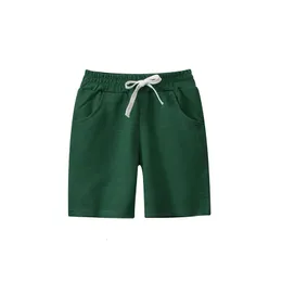 2-7T Yeşil çocuk şort satıyor, katı erkek kızlar yaz pantolonları pantolon satan bebek giyim şort 240425
