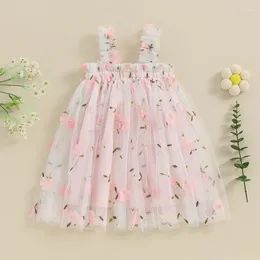 Girl Dresses Kids Baby Fairy Dress Tulle TUTU Princess senza manico