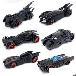 Electric/RC Car Metal Limited Collection The Batmobile Model Fl Fl Set Home Play Collectable Gift Toys для детей 240115 Drop D Otmny