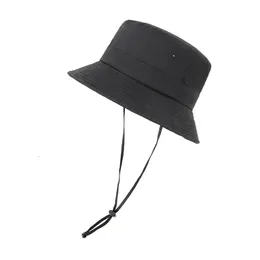 Wiosna i lato Wysokiej jakości Wysokiej jakości Szybki suchy rybakowy kapelusz na plaży Sun Cap Mężczyznę wielkości czapki wiadra 5658 cm 5860 cm 240515