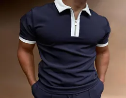 Men039s Polos Shirt Men Solid Spotify Premium Golf Clothing Bluzki Marka Casual Turndown Summer Loose Lose Zipper Male Social Shor5597688