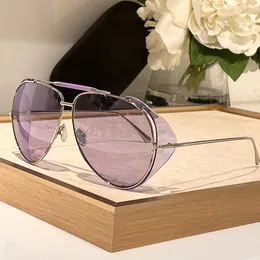 LENTES GRANDES Óculos de sol Designer de designers de sol para óculos sem moldura feminino Trendência Novo estilo Drivante óculos de sol Lens pernas de metal sem moldura TF900