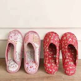 Slippers Женские крытые слайд -слайд -пружина и осенний мягкий хлопок японский слайд женский слайд Flip Retro Retro Home спальня Slidel2405