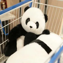 Simulazione di peluche imbottiti simulazione realistica di cinque mesi Huahua panda giocattoli peluche kaii animali da peluche simpatico bambola per peluche per ragazze regalo