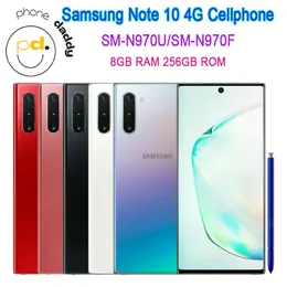 Samsung Galaxy Note10 N970U1 Hinweis 10 N970F 256 GB ROM 8 GB RAM Octa Core 6.3 "NFC Snapdragon Original 4G LTE Android Handy