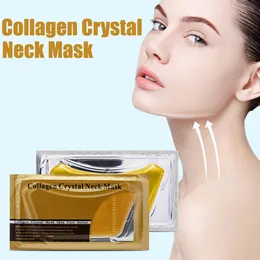 Złota Maska do szyi kremu nawilżająca i nawilżająca kolagen Crystal Szyjka Peels Peels Kobiet Makeup Makeup Zaopatrzenie w kosmetykę