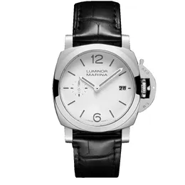 عالي الجودة من أفضل العلامة التجارية Panerxx Lumino Series Mens Watch for Men Rubber Leather Belt Automatic Watches Automatic Automatic Movement Movement Quartz Wristwatch Montre