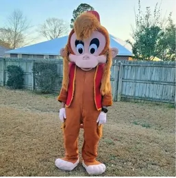 Monkey Mascot Costume Party Cartoon Outfits Fursuit Character Birthday Halloween Furry Suit Dress Up