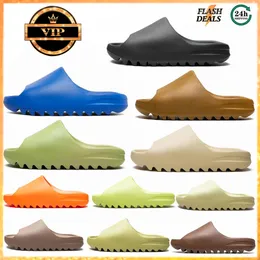 Designer Slides For Mens Slippers Dark Onyx Bone Slate Grey Marine White Black Womens Sandals Men Solid Sliders Sandales Flat Mules Big Size 36-48 Summer Shoes
