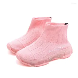 Boots E CN Sport Sock Girls 2024 Mesh Fashion Baby Crystal Bottom Roma Destable Kids