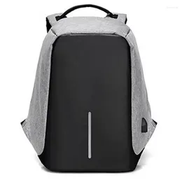 Backpack Fashion Notebook Bolsa de presente de grande capacidade Lazer USB Carregamento Bola de Mensageiro de ombro de viagem