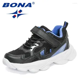 Scarpe casual bona 2024 designer sneaker traspiranti per bambini spari ragazzi che corrono bambini tenis jogging calzature da passeggio per bambini