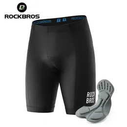 ROCKBROS Cycling Shorts 3D Gel Pad Bicycle Clothes Anti-Slip Breathable Riding Half Pants Tights for Men Mountain Road Riding 240520