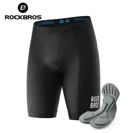 Rockbros Radsportshorts 3D Gel Pad Fahrradkleidung Anti-Rutsch atmungsaktiv halbhose Strumpfhosen für Männer Mountain Road 240520