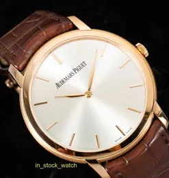 AIIBIPP Watch Luxury Designer Ultra Thin Watch Series Automatisk mekanisk klocka Mens Autentic 15180or OO A088CR.01