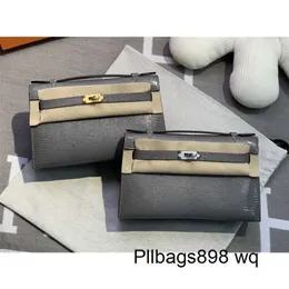 Platinum Lizard Leather Handbag 7A Kliys Lizard Skin Generation 22mini Handbag Dinner High end Genuine Leather Home Light Gre