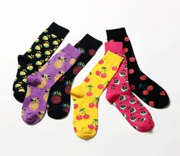 2018 새로운 도착 패션 양말 여성 Cherrypineapplegrapefruit Jacquard Unisex Crew Happy Socks Calcetines 여자 6677506