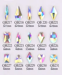 20pcs Kristalle Nagel Diamant Steinglas Strass für 3D -Nägel Kunstdekorationen versorgen Schmuck 5369990