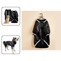 Hundebekleidung gemütliche Haustier Leder Kleidung Unisex Jacke Nicht-Shrink bequemer Winter warmer Mantel