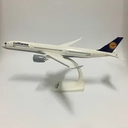 Самолет Modle 33 см Lufthansa A350 модели самолета модели самолета Сборка пластик 1 250 Подарок для самолетов S2452089