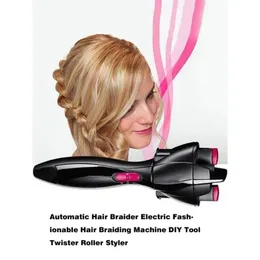 2024 Elektryczne włosy Braider Automatyczny skręt Braider Urządzenie Urządzenie DIY Tool Twister Roller Styler Styl Hair Tool do elektrycznego