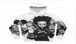 Nya mode harajuku stil casual 3D tryck hoodies boondocks män kvinnor höst och vinter tröja hoodies bc0846804294