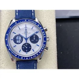 Projektant czterdziestwo męsca mistrz prędkości Omegawatch 5A Wysokiej jakości ruch mechaniczny ELOJ OS Factory Chronograph Menwatch All Diar Work Watches UVMA