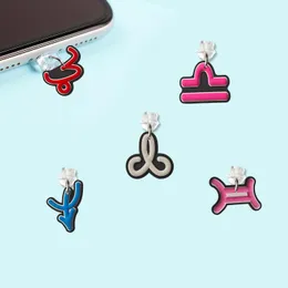 Telefone celular Anti-pow gadgets Twee Constelations Cartoon Plugue em forma de pó Charm fofo para novo tipo USB porto de carregamento USB Anti-plugues Drop Otikw