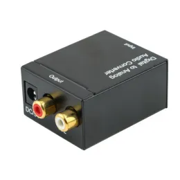 Digital Adaptador Optic Coaxial RCA -Toslink -Signal zum analogen Audio -Konverter -Adapterkabel S5.2
