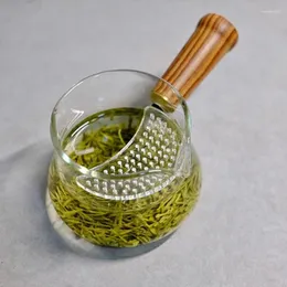 Кружки термостойкий стеклянный чайный чайный чайник чайник с деревянной ручкой ярмарки кувшина Ярмарка распределителя офис