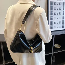 Torby wieczorowe CGCBAG 2024 Fashion Women Luksusowe designe torebka Wysokiej jakości krokodyl w paski żeńskie na ramię Vintage PU skórzane torba