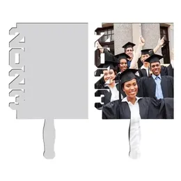 Outros suprimentos de festa festiva sublimação fãs de graduação em branco Painel Painel Praquê de graduação imprimível Patdle Pictle personalizado DR DHYBQ